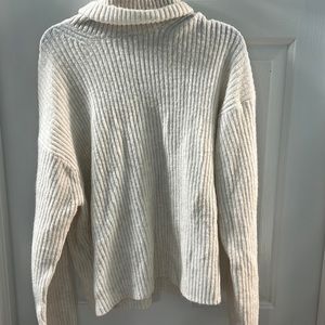 White Turtleneck Sweater